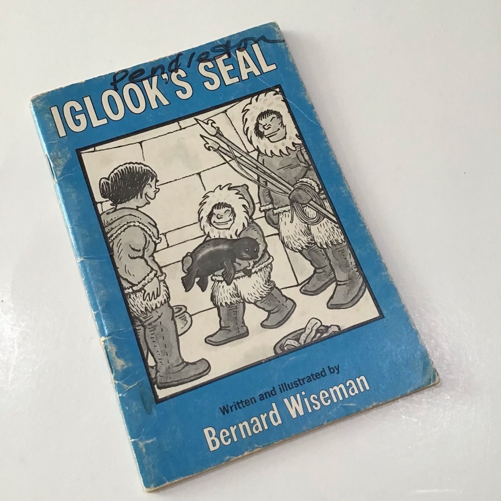 Iglook's Seal Bernard Wiseman PB VTG 1977 Xerox Education Publications Book